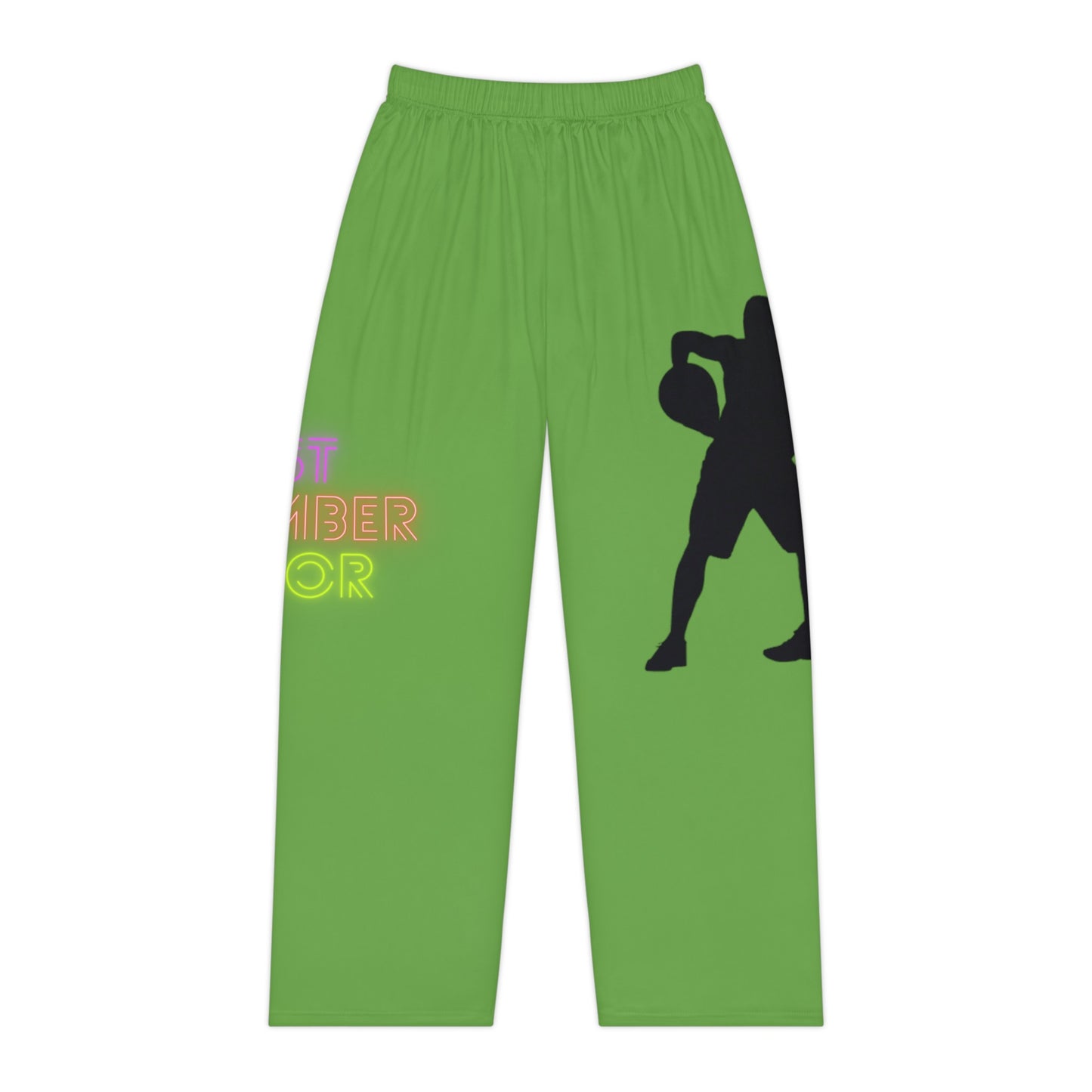 Women's Pajama Pants: Basketball Green