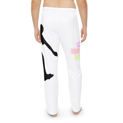 Men's Pajama Pants: Skateboarding White