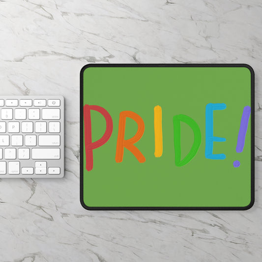 Gaming Mouse Pad: LGBTQ Pride Green