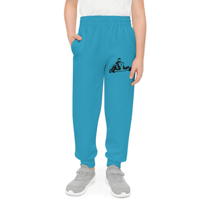 Youth Joggers: Racing Turquoise