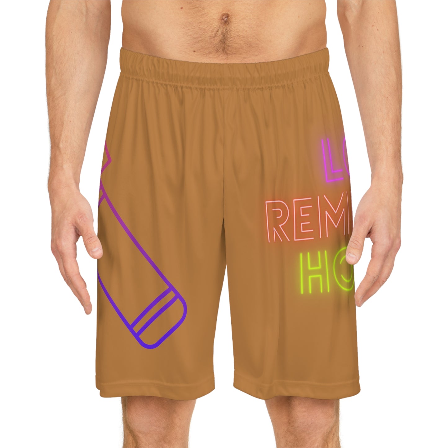 Basketball Shorts: Music Lite Brown