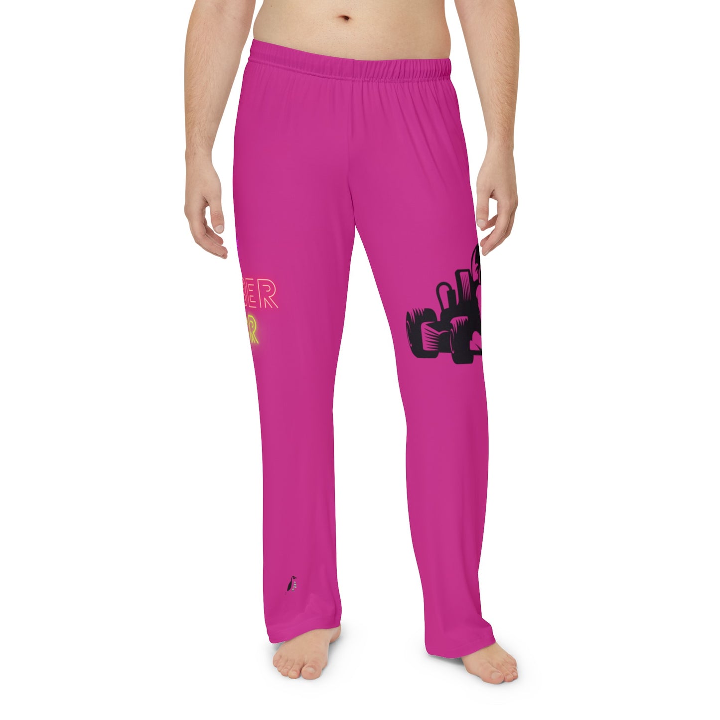 Men's Pajama Pants: Racing Pink