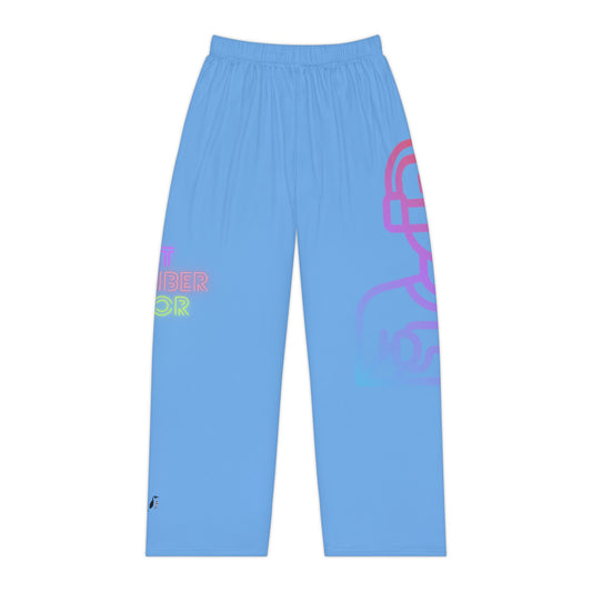 Women's Pajama Pants: Gaming Lite Blue