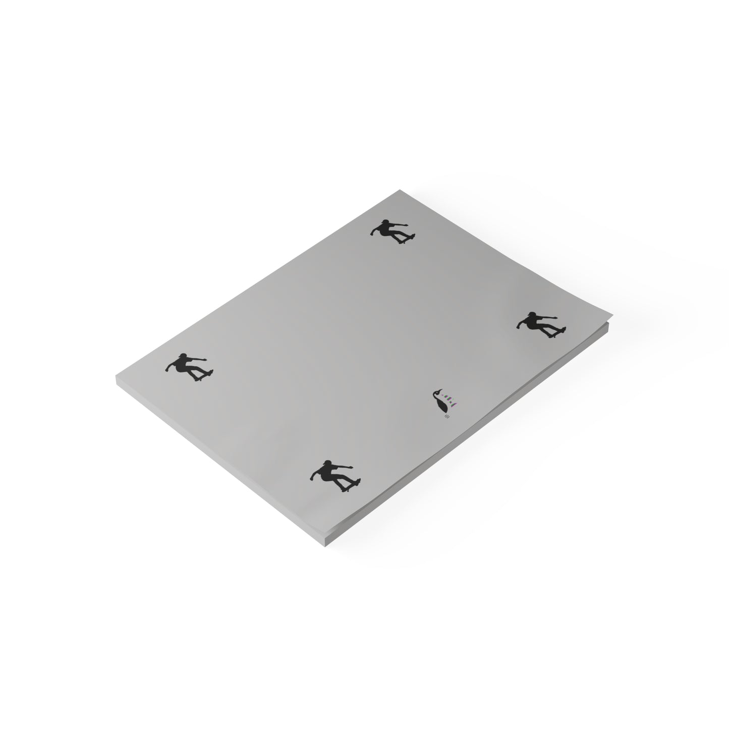 Post-it® Note Pads: Skateboarding Lite Grey