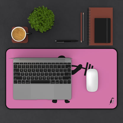 Desk Mat: Weightlifting Lite Pink