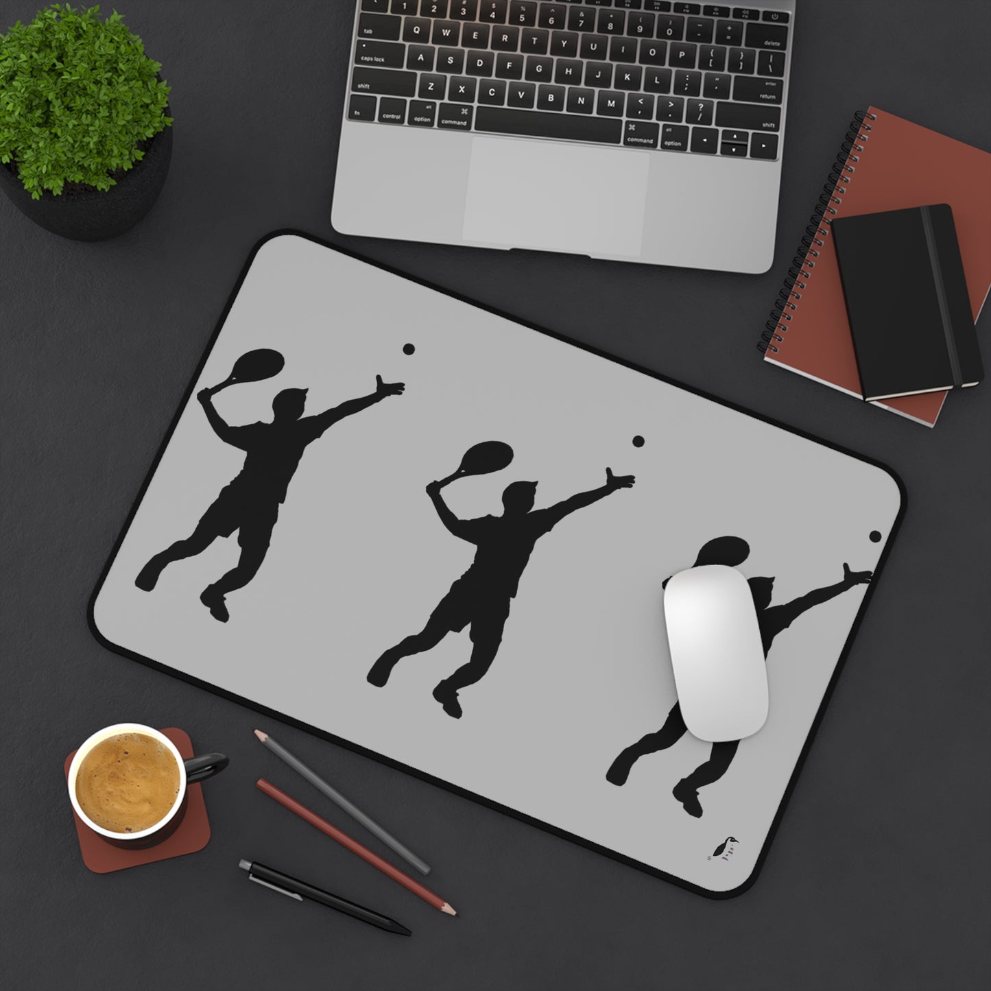 Desk Mat: Tennis Lite Grey