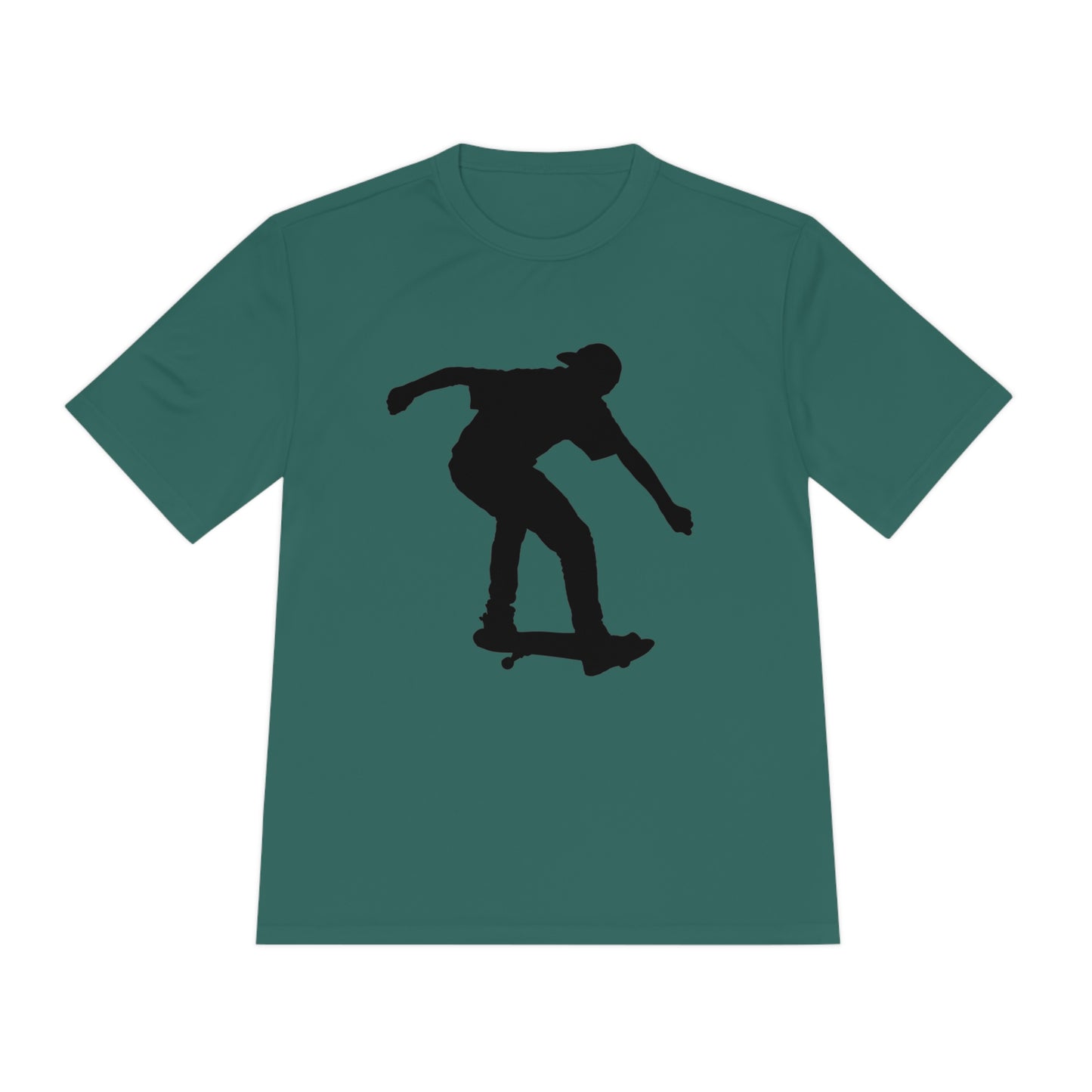 Moisture Wicking Tee: Skateboarding #2