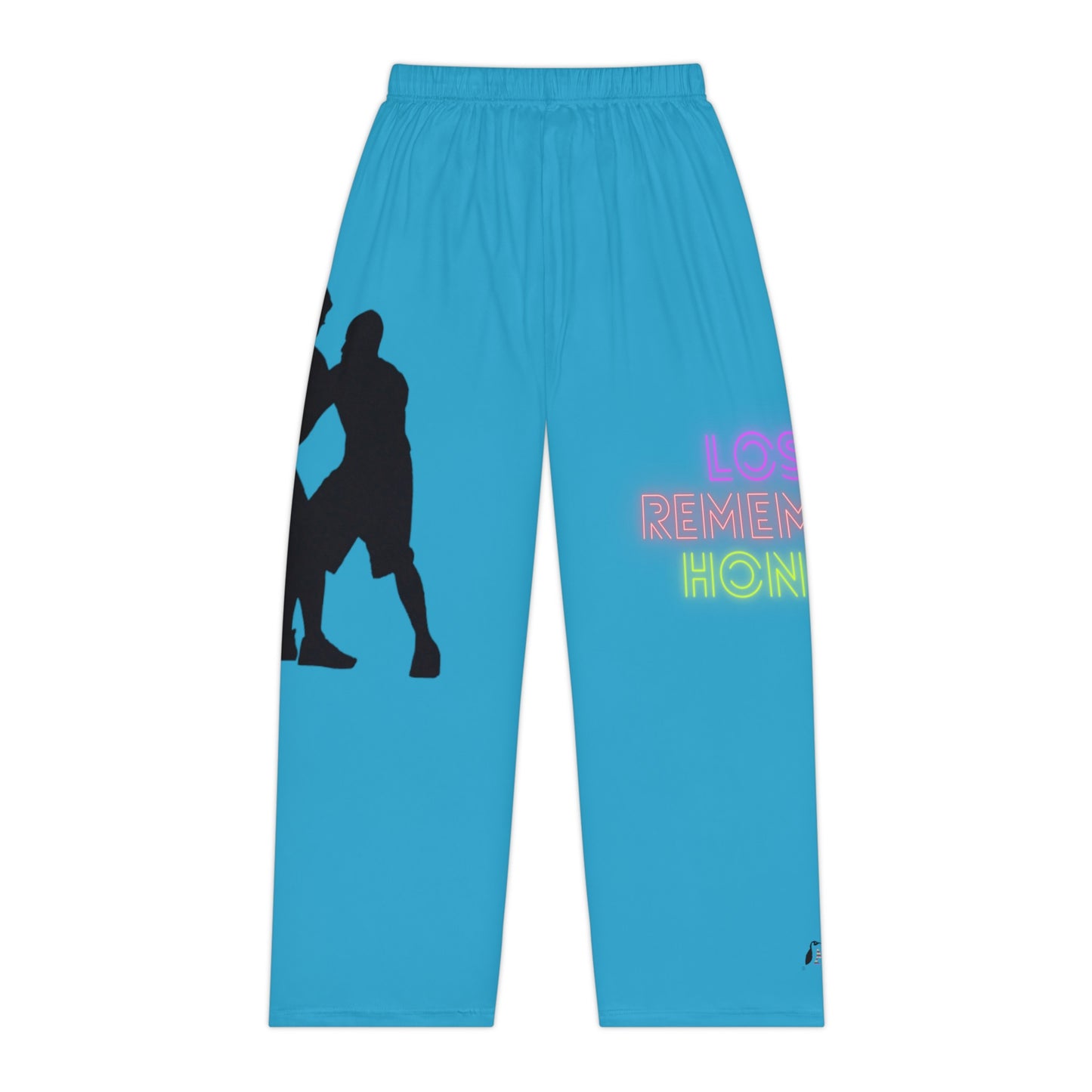 Women's Pajama Pants: Basketball Turquoise