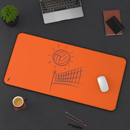 Desk Mat: Volleyball Orange