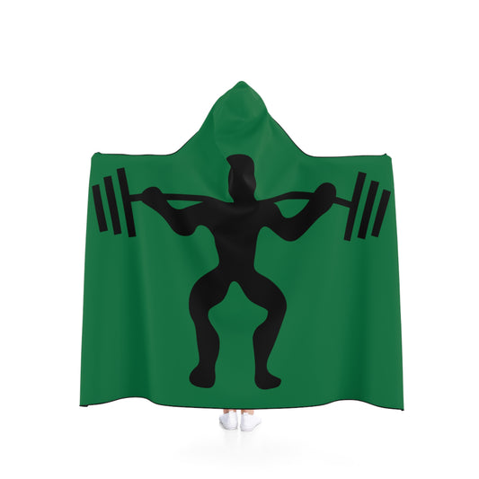 Hooded Blanket: Weightlifting Dark Green