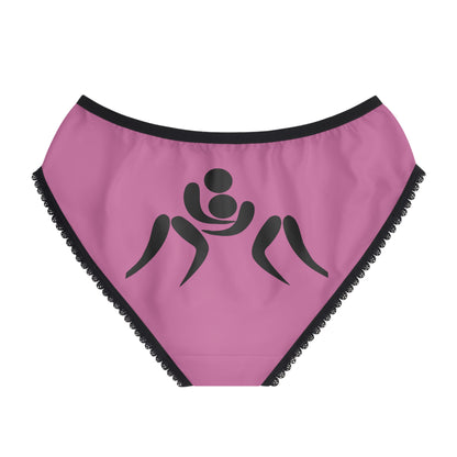 Women's Briefs: Wrestling Lite Pink