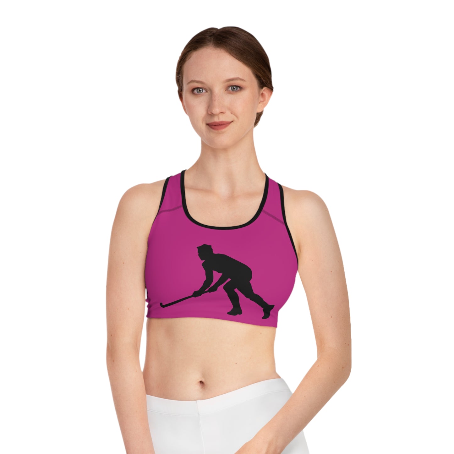 Sports Bra: Hockey Pink