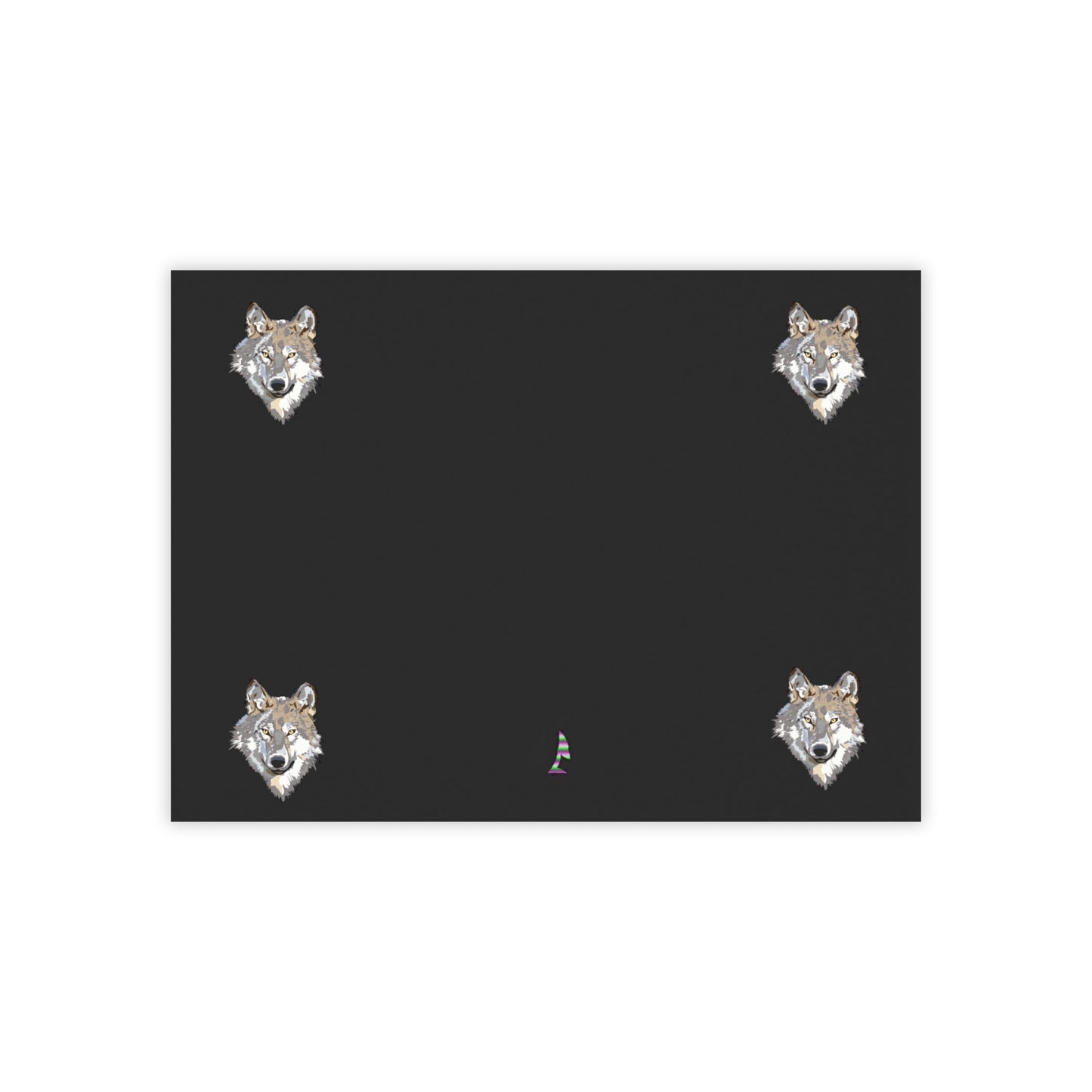 Post-it® Note Pads: Wolves Black