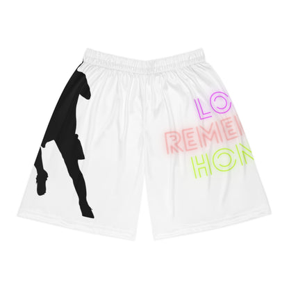 Basketball Shorts: Soccer White