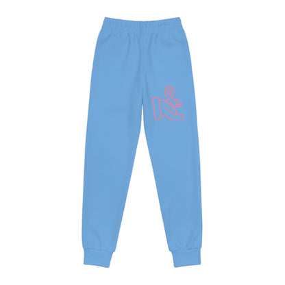 Youth Joggers: Fight Cancer Lite Blue