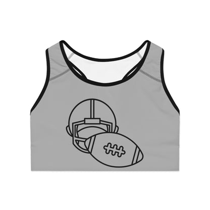 Sports Bra: Football Lite Grey