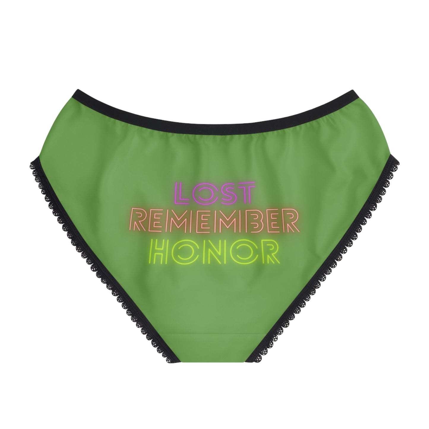 Women's Briefs: Lost Remember Honor Green