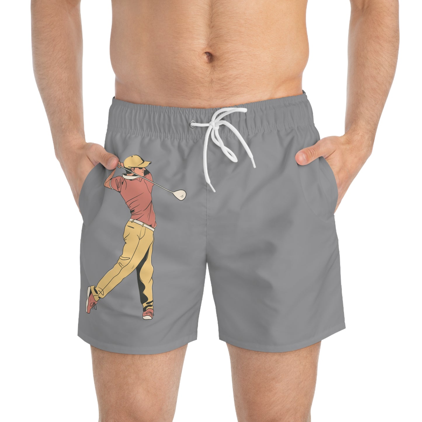 Swim Trunks: Golf Grey