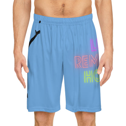 Basketball Shorts: Tennis Lite Blue