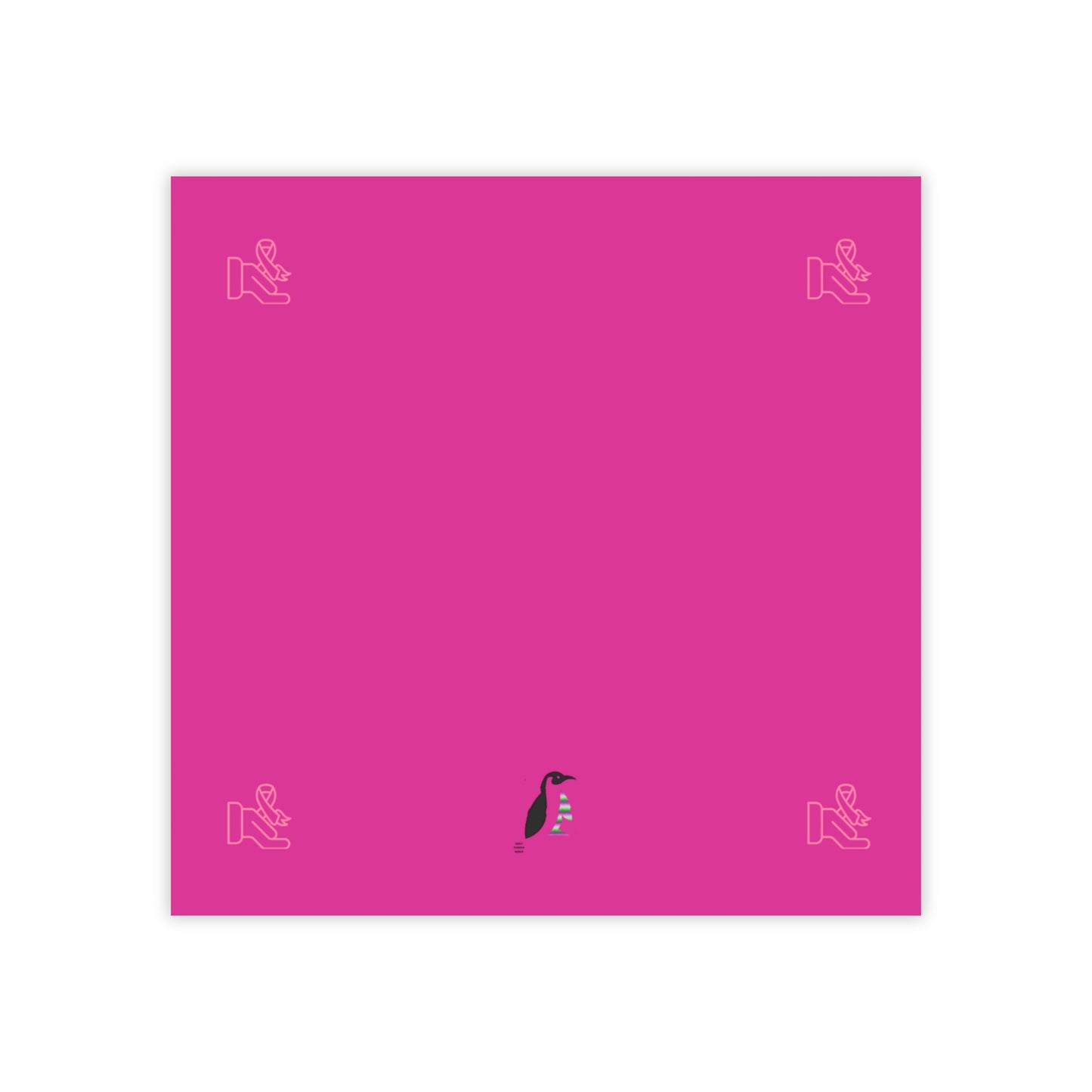 Post-it® Note Pads: Fight Cancer Pink