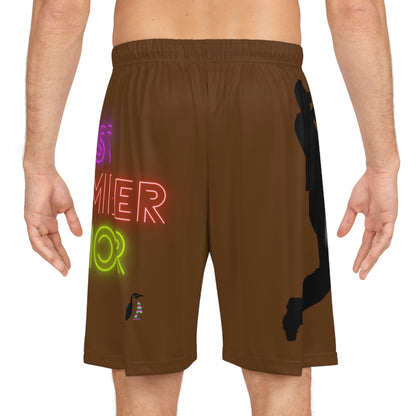 Basketball Shorts: Baseball Brown