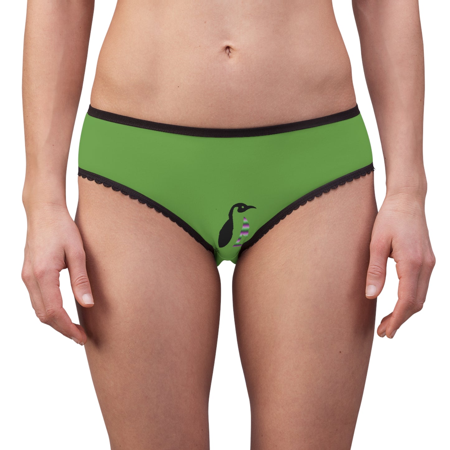 Women's Briefs: Basketball Green