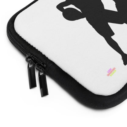 Laptop Sleeve: Basketball White