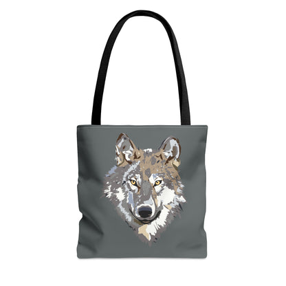 Tote Bag: Wolves Dark Grey