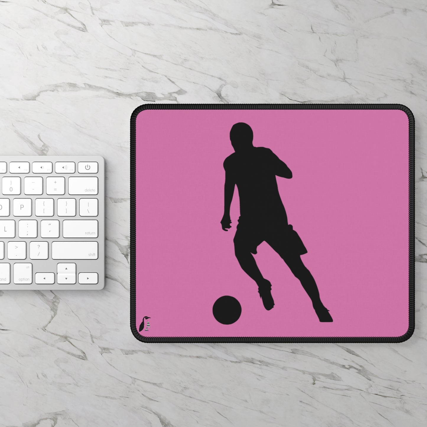 Gaming Mouse Pad: Soccer Lite Pink