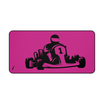 Desk Mat: Racing Pink