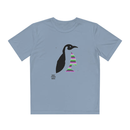 Youth Competitor Tee #2: Crazy Penguin World Logo