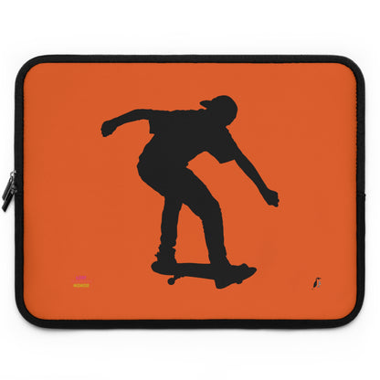 Laptop Sleeve: Skateboarding Orange