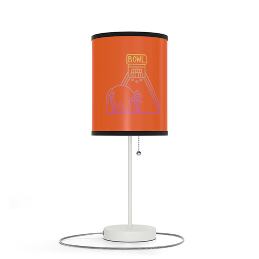 Lamp on a Stand, US|CA plug: Bowling Orange