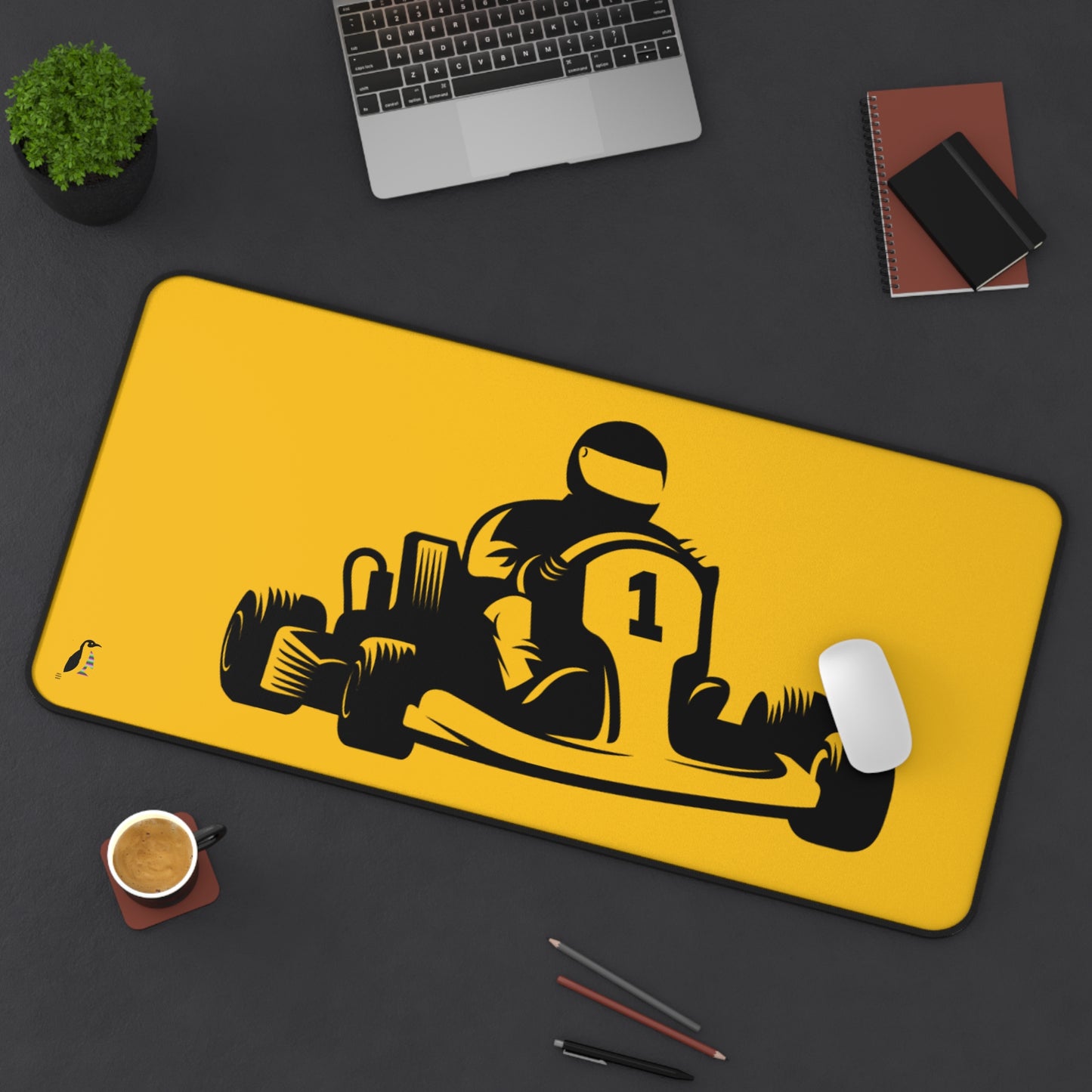 Desk Mat: Racing Yellow