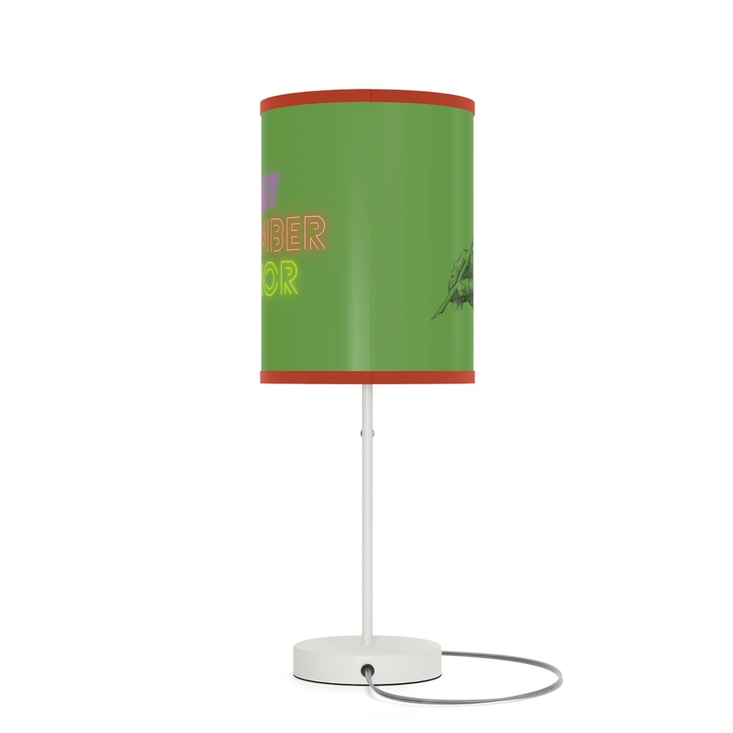 Lamp on a Stand, US|CA plug: Writing Green