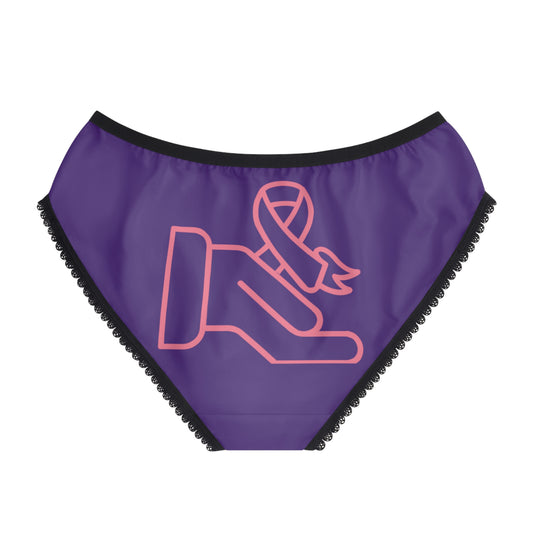 Women's Briefs: Fight Cancer Purple