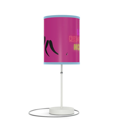 Lamp on a Stand, US|CA plug: Wrestling Pink 