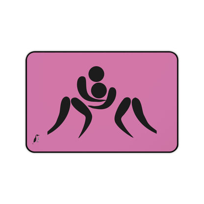 Desk Mat: Wrestling Lite Pink