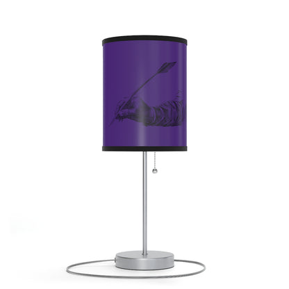 Lamp on a Stand, US|CA plug: Writing Purple