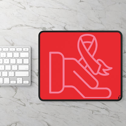 Gaming Mouse Pad: Fight Cancer Red