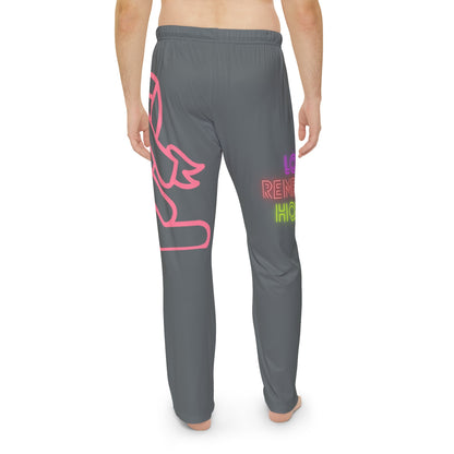 Men's Pajama Pants: Fight Cancer Dark Grey