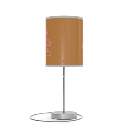 Lamp on a Stand, US|CA plug: Fight Cancer Lite Brown