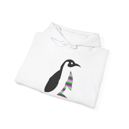 Heavy Blend™ Hooded Sweatshirt: Crazy Penguin World Logo #1