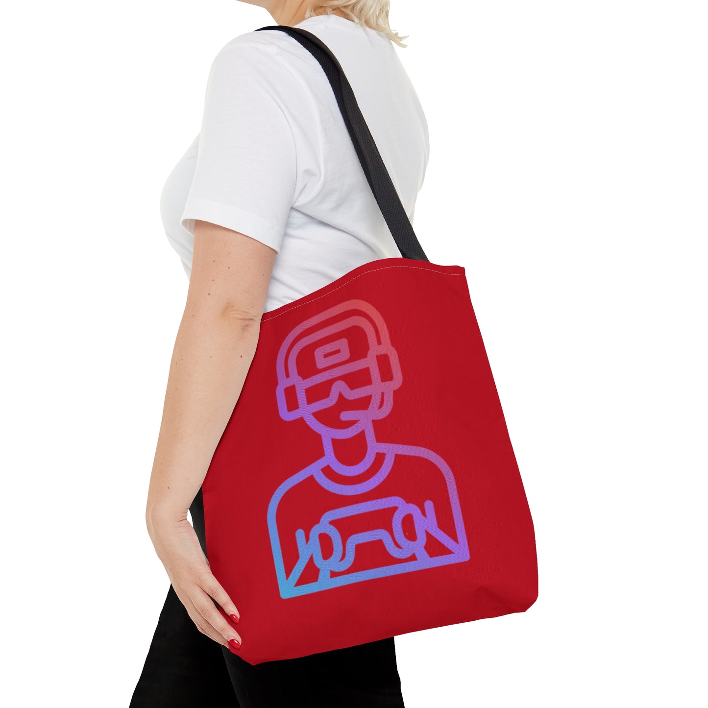 Tote Bag: Gaming Dark Red