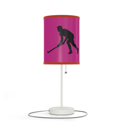 Lamp on a Stand, US|CA plug: Hockey Pink