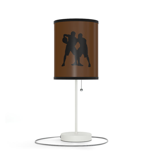 Lamp on a Stand, US|CA plug: Basketball Brown