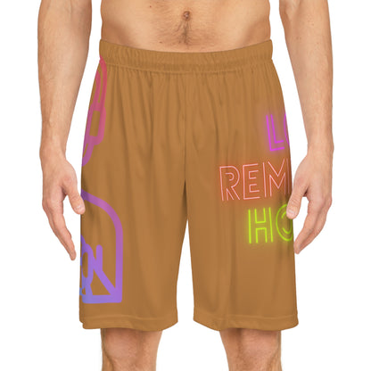 Basketball Shorts: Gaming Lite Brown