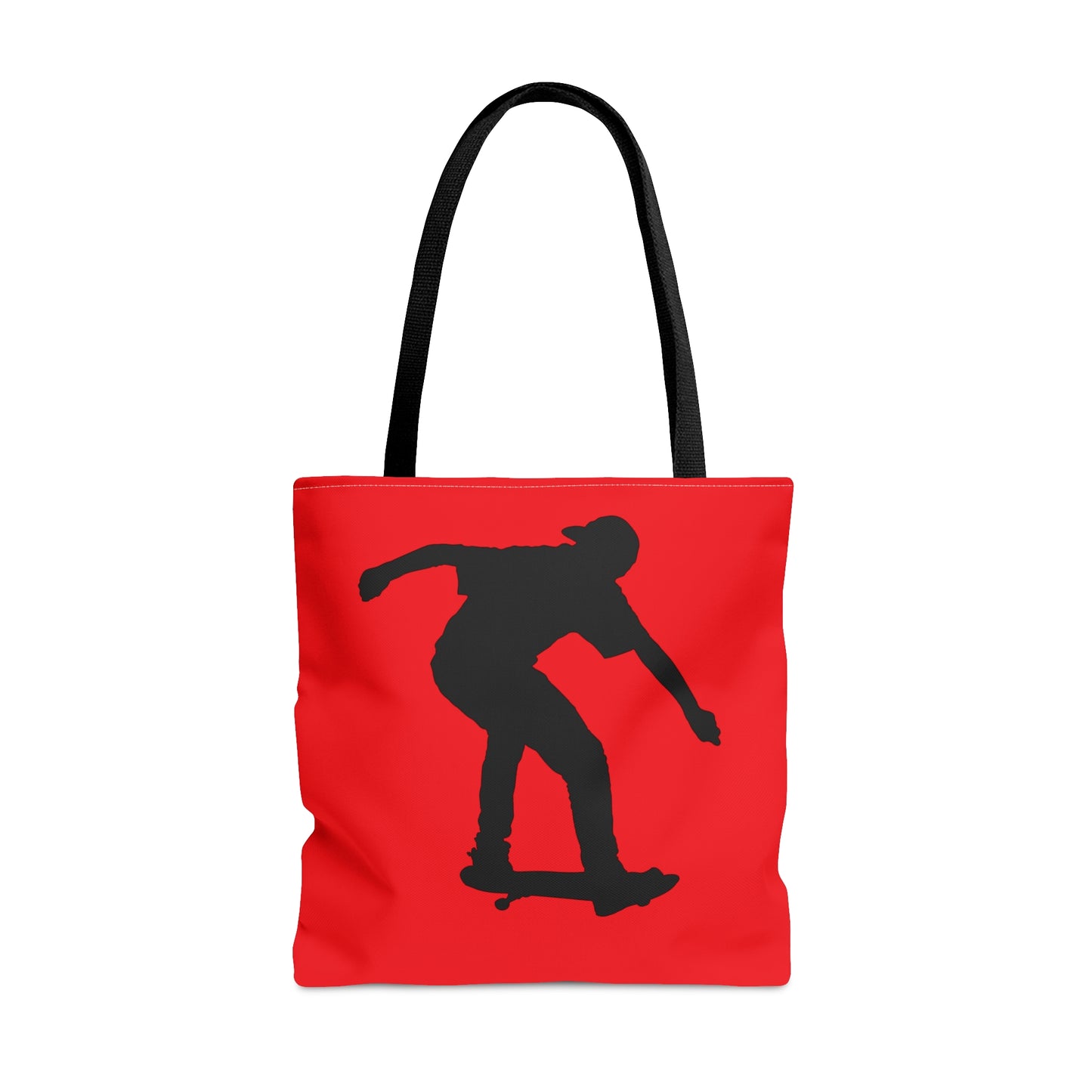 Tote Bag: Skateboarding Red