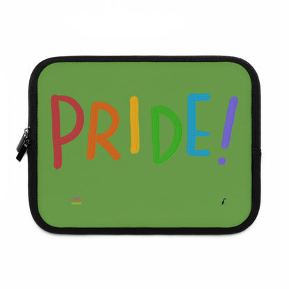 Laptop Sleeve: LGBTQ Pride Green