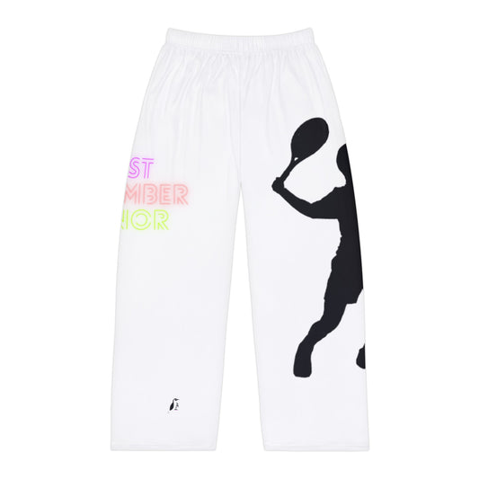 Men's Pajama Pants: Tennis White